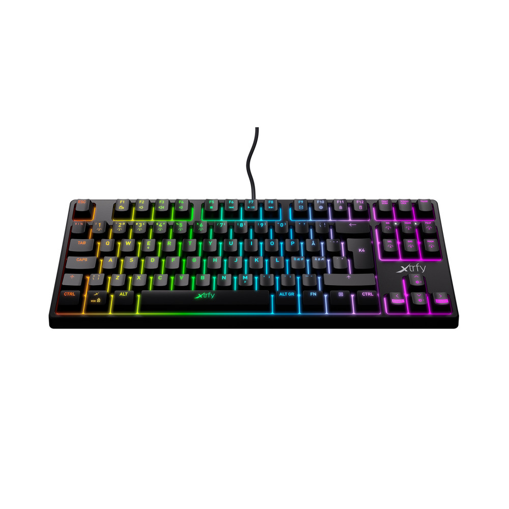 XTRFY Clavier Xtrfy K4 TKL RGB Noir Hardware Informatique