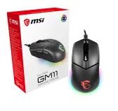 Souris MSI Clutch GM11 Noir Gaming RGB