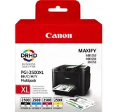 Cartouche Canon PGI-2500XL Multipack Noir Cyan Magenta Yellow