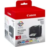 Cartouche Canon PGI-2500XL Multipack Noir Cyan Magenta Yellow