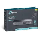 Switch RJ45 TP-Link TL-SG1016PE 10/100/1000 Mbps 16 Ports 8x PoE+