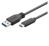 Cable USB 3.1 type C vers A 3.0 1m