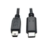 Cable USB 3.1 type C vers B mini 2.0 1m