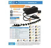 Chargeur Twinecker Voiture 12V 139901 PC Portable 18.5-20V 100Watts