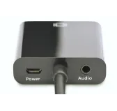 Adaptateur HDMI Male vers VGA Femelle Actif Alim Micro USB