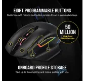 Souris Gaming Corsair DARK CORE RGB PRO SE sans fil 18 000dpi