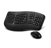 Pack Clavier Souris ADESSO Ergonomique Sans Fil