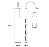 HUB Advance HUB-405AL 4 Ports USB 3.0