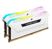 DDR4 Corsair Vengeance RGB PRO SL Kit 32Go 2x16Go 3200Mhz CL16 Blanc