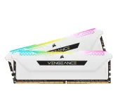 DDR4 Corsair Vengeance RGB PRO SL Kit 32Go 2x16Go 3200Mhz CL16 Blanc