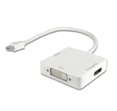 Adaptateur Mini DisplayPort 1.2 Male vers HDMI / DVI / DP