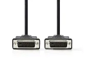 Cable DVI-D 24+1 Dual Link M/M 5M Blindé