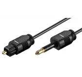 Cable Audio Optique Toslink Male vers Jack 3.5mm Male 2.0M