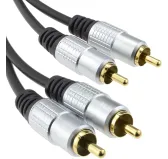 Cable Audio RCA Male/Male 1.0M Qualité Pro