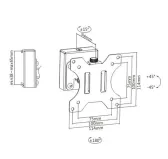 Support Ecran 13" à 27" pour rail de fixation Slatwall KIMEX