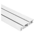 Rail de fixation de bureau Slatwall KIMEX 120cm Blanc