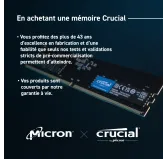 DDR5 Crucial 16Go 4800Mhz CL40