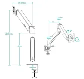 Bras support écran Arctic X1 3D