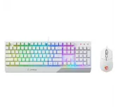 Pack Clavier Souris MSI Vigor GK30 Gaming COMBO Blanc RGB