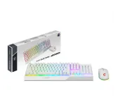 Pack Clavier Souris MSI Vigor GK30 Gaming COMBO Blanc RGB