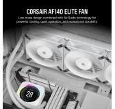 Ventilateur Corsair AF140 ELITE PWM 140 mm Blanc