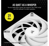 Ventilateur Corsair AF140 ELITE PWM 140 mm Blanc