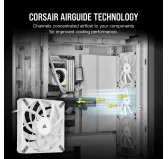 Ventilateur Corsair AF140 ELITE PWM 140 mm Blanc