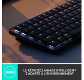 Clavier Logitech MX Mechanical Mini Tactile Silencieux Graphite