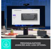 Clavier Logitech MX Mechanical Mini Tactile Silencieux Graphite