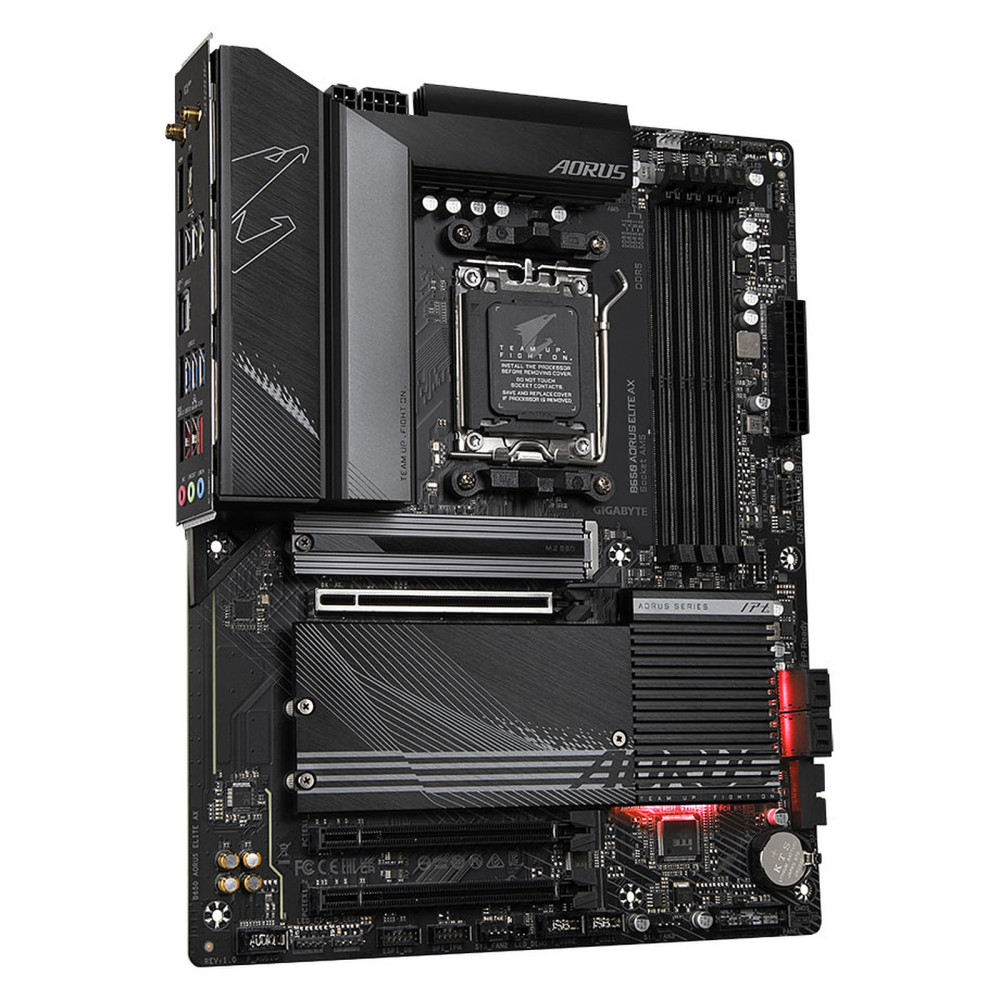 Gigabyte Carte Mère Gigabyte B M AORUS ELITE AX mATX AM DDR USB WIFI Hardware