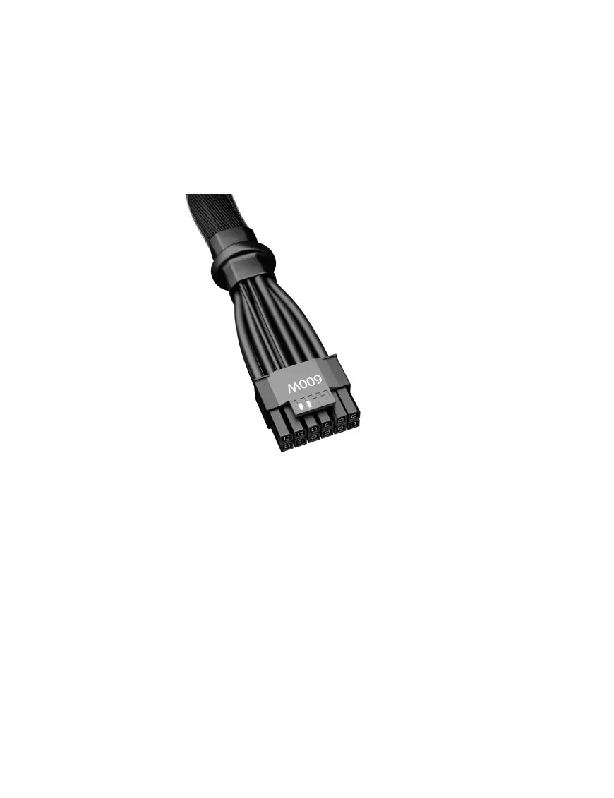 Câble d'alimentation Be Quiet 600W PCIe 5.0 12VHPWR (BC072)
