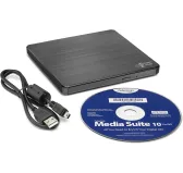 Graveur Externe USB 2.0 LG Slim CD/DVD 24x/8x GP60NB60 Noir