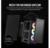 Boitier Corsair iCUE 2000D RGB Airflow Mini-ITX Noir