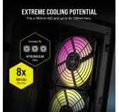 Boitier Corsair iCUE 2000D RGB Airflow Mini-ITX Noir