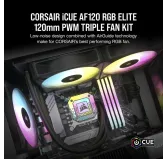 Ventilateur Corsair iCUE AF120 RGB ELITE Triple Pack 120 mm