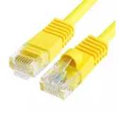 Cable Réseaux RJ45 15m Droit Cat6A S/FTP Blindé Jaune