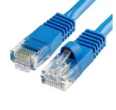 Cable Réseaux RJ45 15m Droit Cat6A S/FTP Blindé Bleu