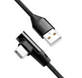 Cable USB 2.0 vers Type-C 3A LogiLink 1M Noir CU0138