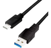 Cable USB 3.2 vers Type-C 3A LogiLink 3M Noir CU0171