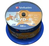 DVD-R Verbatim 16x 4.7Go Spindle de 50 (Réf:43548)