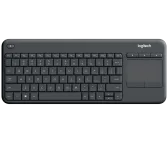 Clavier Logitech Wireless TouchPad Keyboard K400 Plus Noir