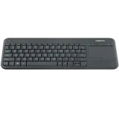 Clavier Logitech Wireless TouchPad Keyboard K400 Plus Noir