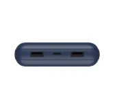 Power Bank Belkin 20 000mAh 1 port USB-C + 2 ports USB-A Bleu