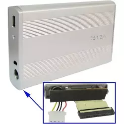Boitier externe USB 3.1 Heden - S-ATA 2,5 (Noir) pour professionnel,  1fotrade Grossiste informatique