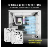 WaterCooling Corsair iCUE H100i RGB ELITE Blanc 240mm