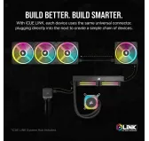 Ventilateur Corsair iCUE LINK QX120 RGB Triple Pack Blanc 120mm