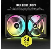 Ventilateur Corsair iCUE LINK QX120 RGB Triple Pack Noir 120mm