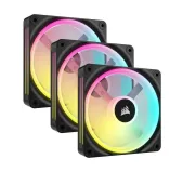 Ventilateur Corsair iCUE LINK QX120 RGB Triple Pack Noir 120mm