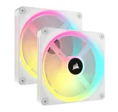 Ventilateur Corsair iCUE LINK QX140 RGB Dual Pack Blanc 140mm