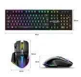 Pack Clavier Souris Spirit of Gamer Ultimate 600 Wireless Noir